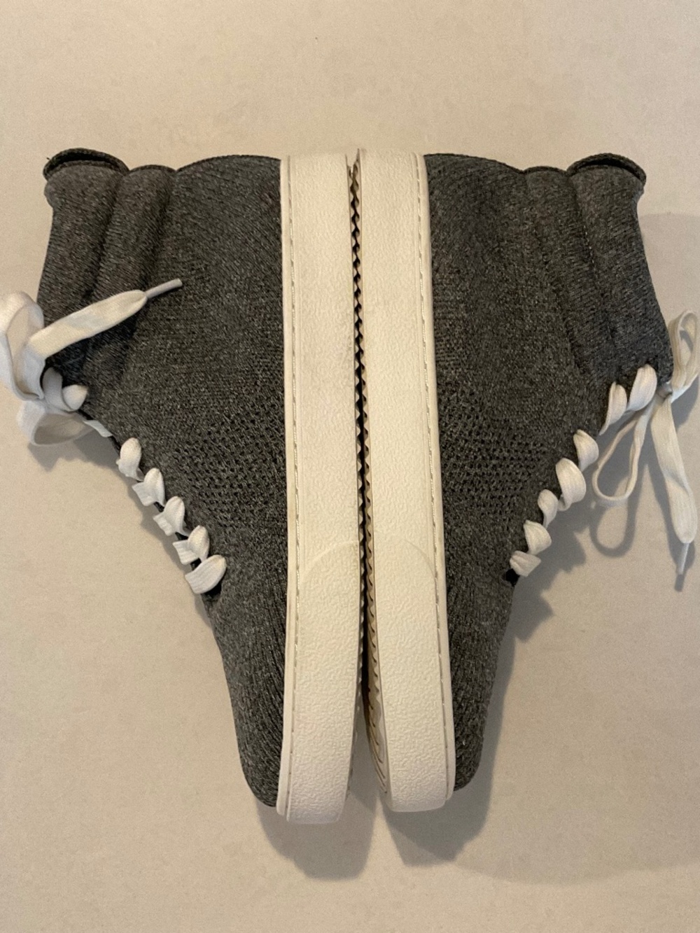 VIVAIA High-Top Knit Sneaker Grey Size EU 39 - Picture 6 of 9